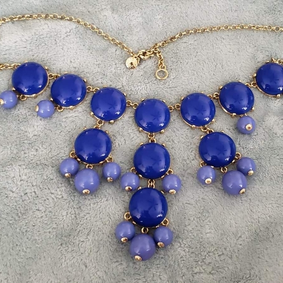 J. Crew Jewelry - J. Crew retail blue bubble necklace
